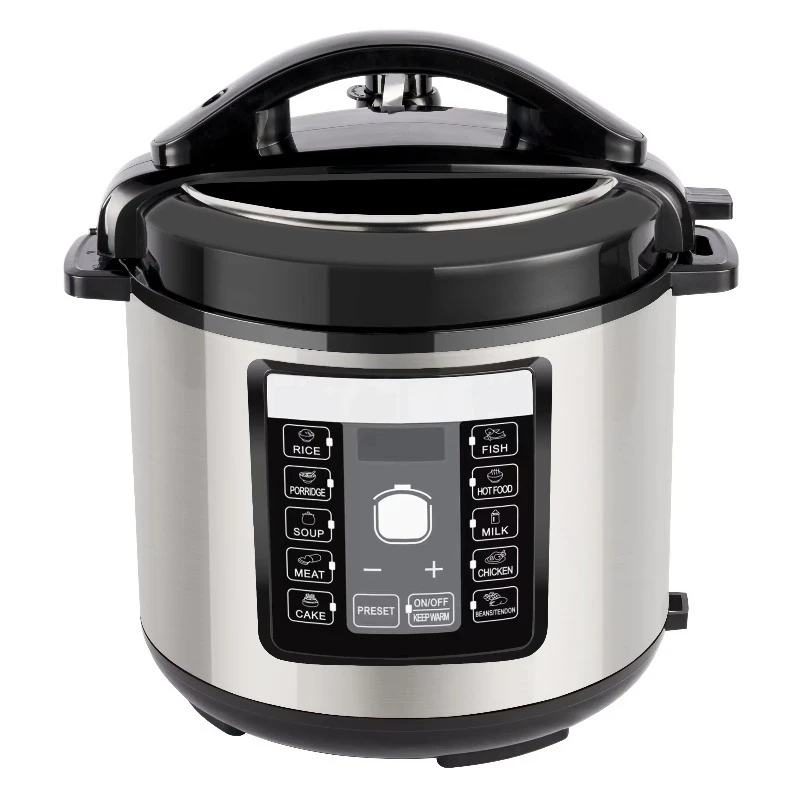 

Household 6L non-stick aluminum inner pot 120-240V~ stainless steel shell super electric pressure cooker