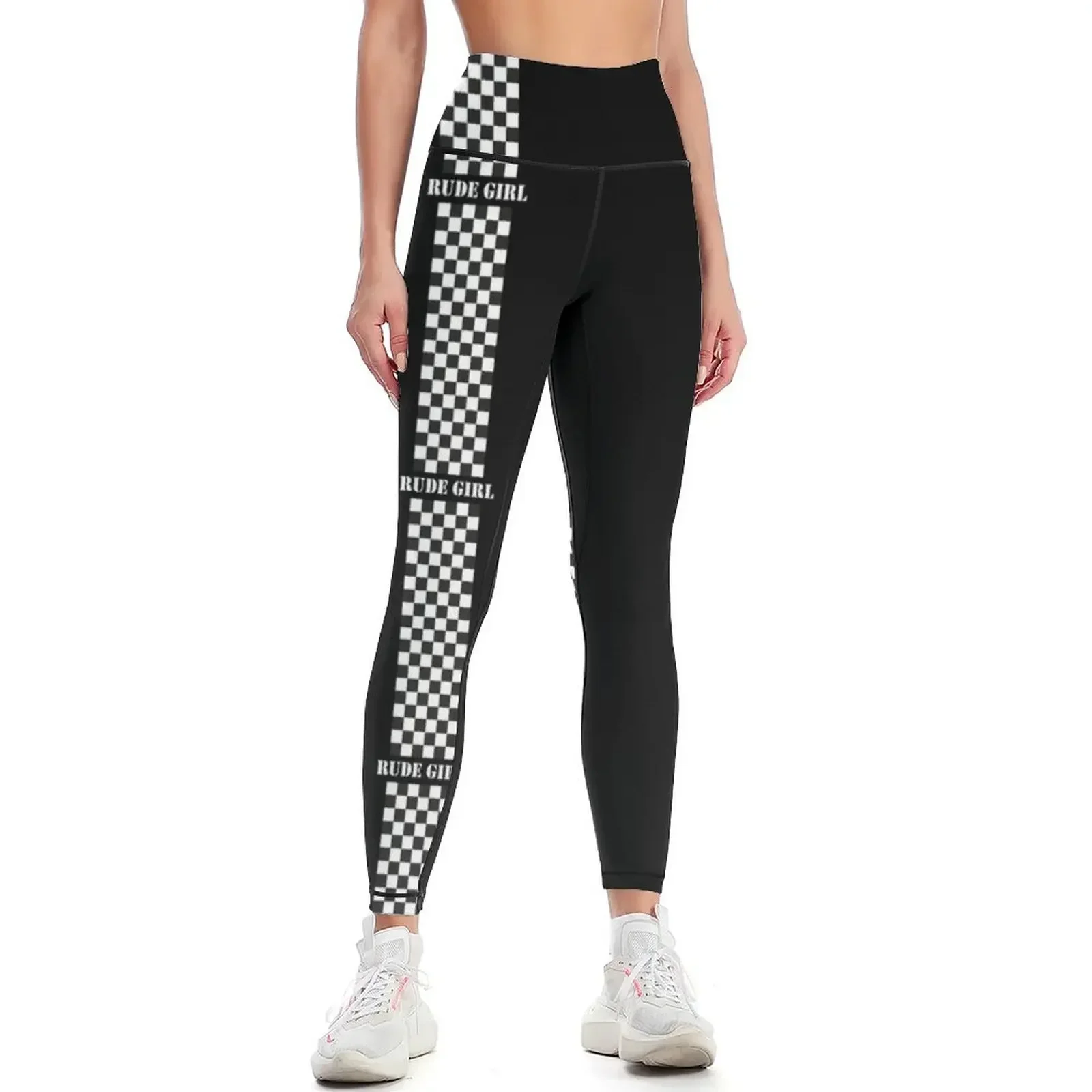 

Rude Girl - Two Tone Leggings gym wear legging pants raises butt sports for gym sportswear for gym Womens Leggings