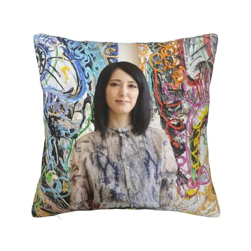 

Пользовательские Miwa Komatsu японский друшник и художественная подушка Декор дома модные подушки для дивана квадратная наволочка