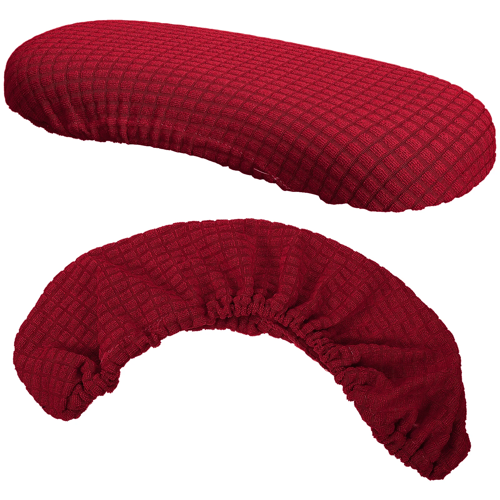 

1Pair Half Cover Armrest Covers Modern Solid Color Style for Office Chair Arm Covers Desk Chair Armrest Cover Ergonomic Design