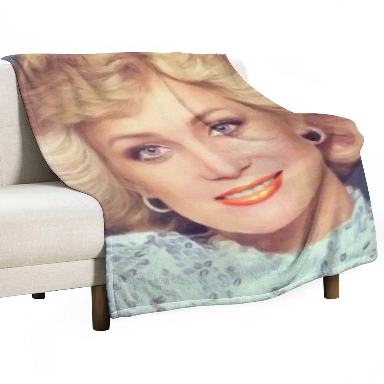 Barbara Mandrell, Music Legend Throw Blanket Thin Soft Blanket for Summer Night Sleeping