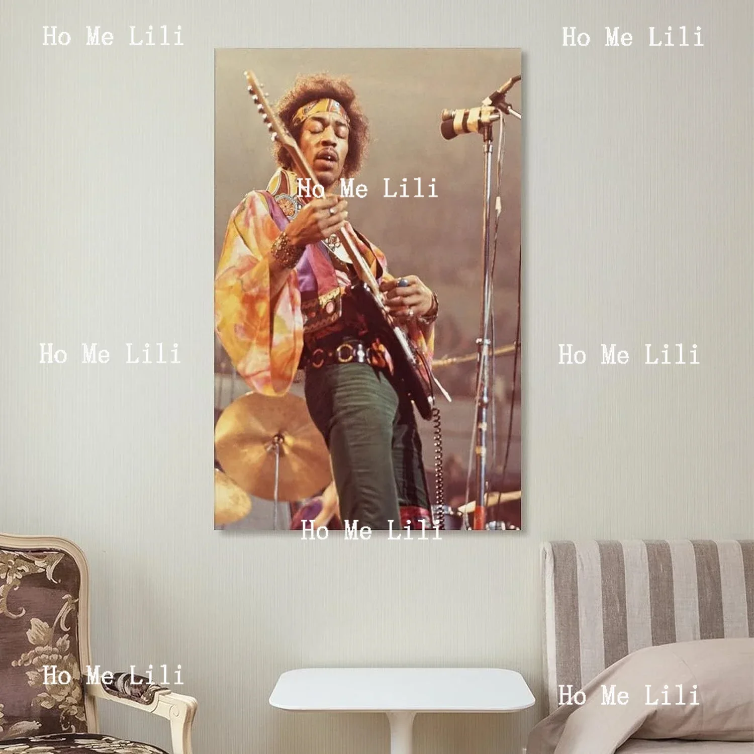 Jimis Music Live In Concert Hendrix Poster Wall Art Decor Room Bedroom Gifts Posters Tin Signs Retro