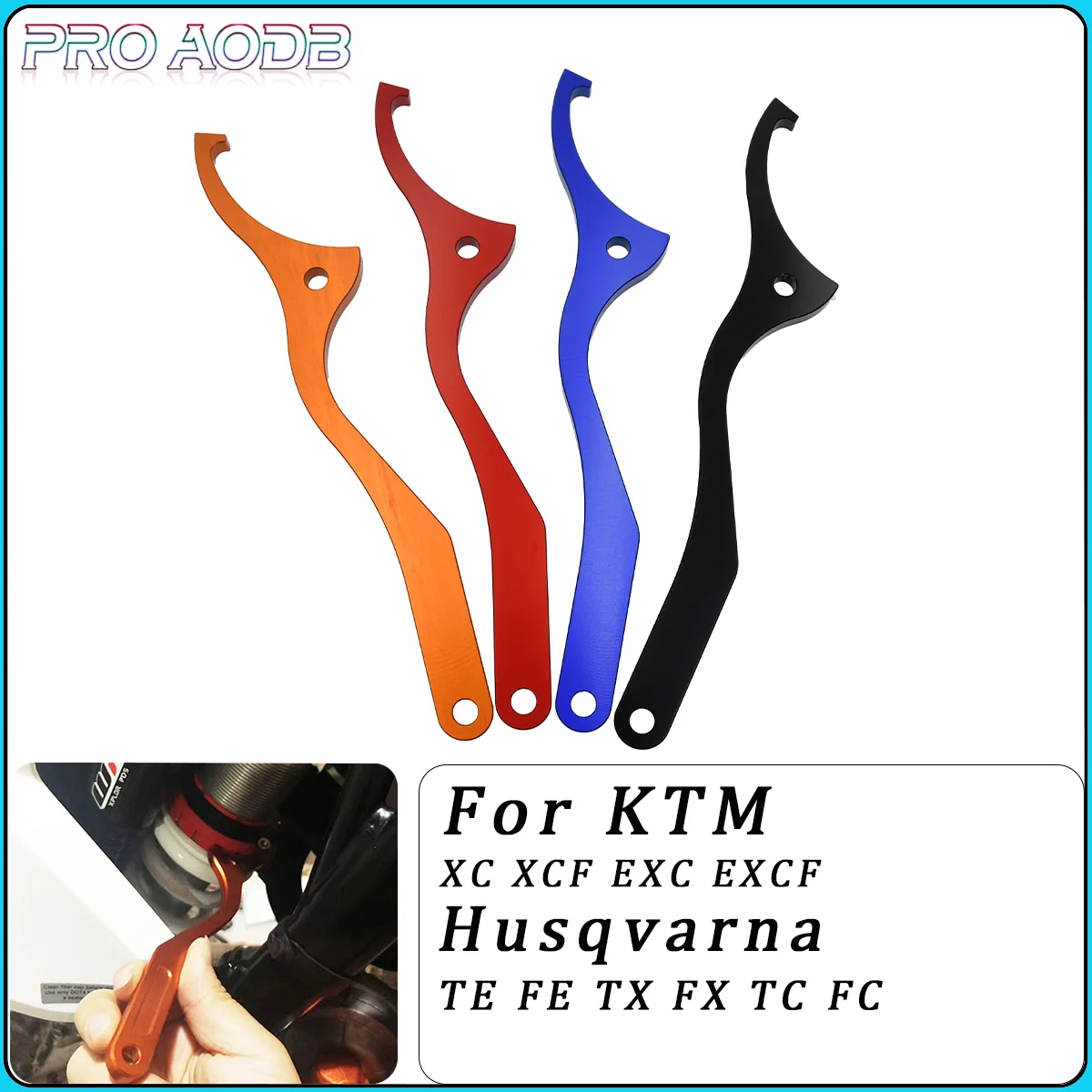 

Motorcycle CNC Rear Damping Shock Absorber Spanner Wrench Tool For KTM SX SXF XC XCF EXC EXCF Husqvarna TC FC TE FE TX FX MOTO