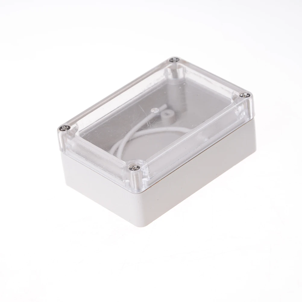 83x58x33mm Waterproof Enclosure Case Clear Cover Plastic DIY Electronic Project Instrument Box 1pc Dropshipping