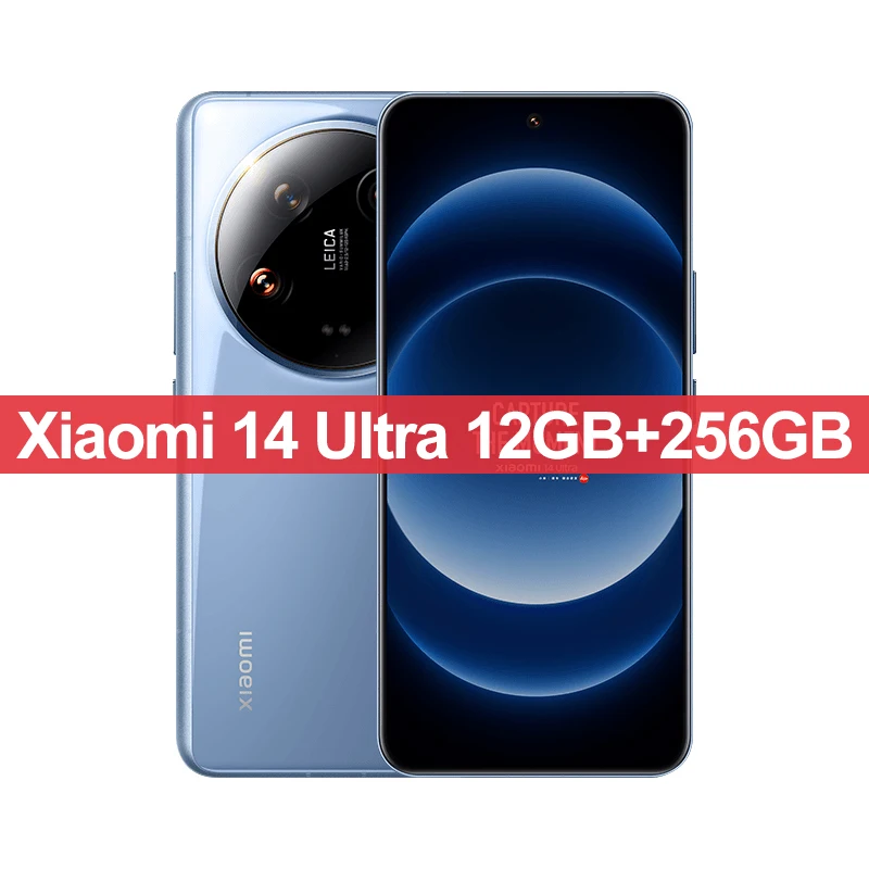 Global ROM Xiaomi 14 Ultra 256GB/512GB Snapdragon 8 Gen 3 6.73" 2k AMOLED Screen 90W 5300mAh Battery 50MP+32MP Camera