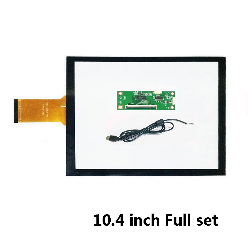 

10.4inch 236*178mm Multi Touch G+G Digitizer Capacitive Touch Screen Panel with USB EETI Controller Kit