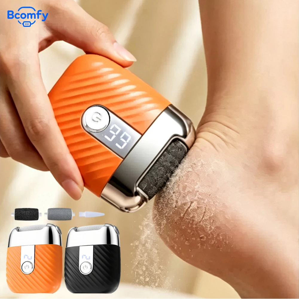 Rechargeable Electric Foot Grinder Dead Skin Remover Calluses Feet Scrubber Electric Foot File Dry Dead Cracked Foot Care Repair