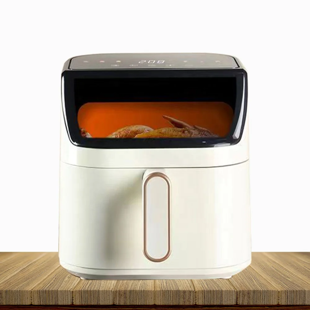 

New & In Stock! 6L Smart Air Fryer Oven - BBQ Grill/Chips Function, Touch Screen - Deep Multifunctional with Visible Window