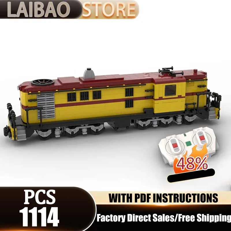 

Модель железнодорожного поезда MOC, конструктор из строительных блоков, локомотив, дизельный поезд, модель 830 класса, технологические блоки, сборка своими руками, подарки, игрушки