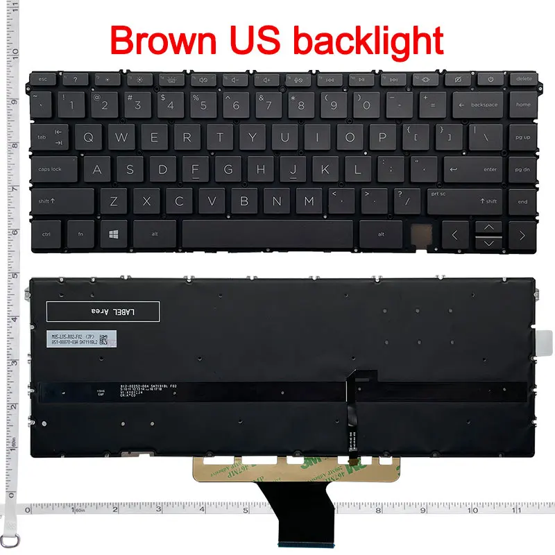 

Клавиатура США для ноутбука HP Spectre X360 16-F 16-f0013dx f0023dx f1013dx f1023dx f1747nr f0035nr 2-в-1 M85604 M83497 001 с подсветкой