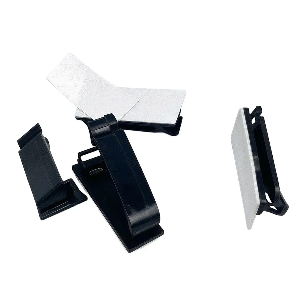 100pcs Self Flat For Cable Clamp Buckle for For Cable Management on Desk Wall Car Without Tools or Drilling Required