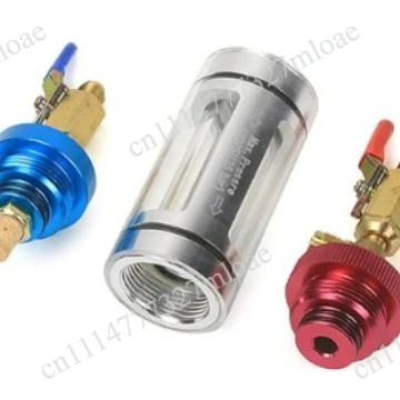 Car air conditioning refrigeration oil filter tool set with no need to disassemble