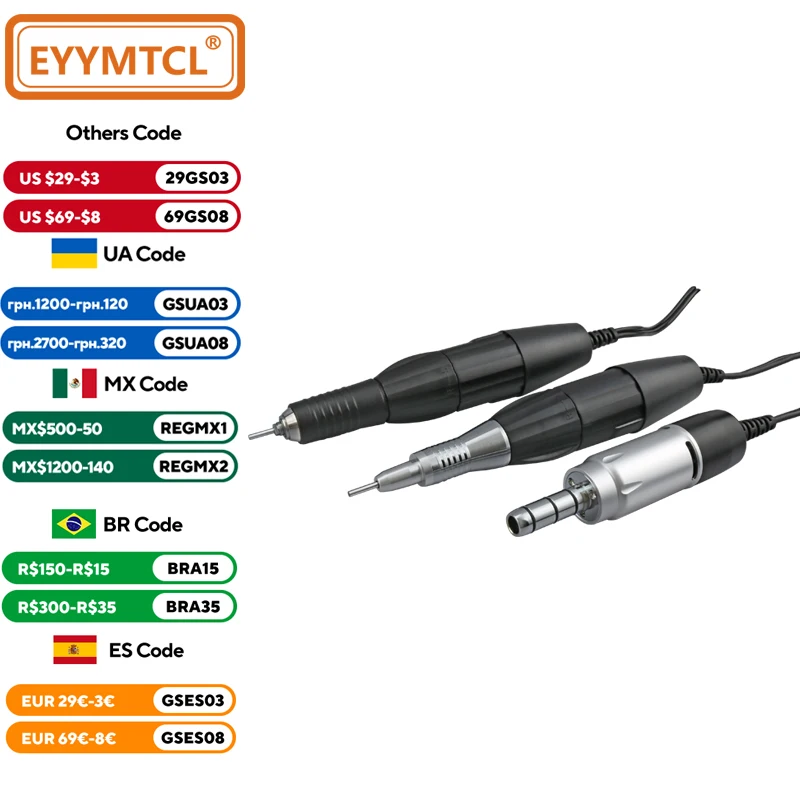 Dentista instrumento conjunto de ferramentas dicas handpiece dental laboratório motor 204 lidar com mini clínica polimento elétrico brushless