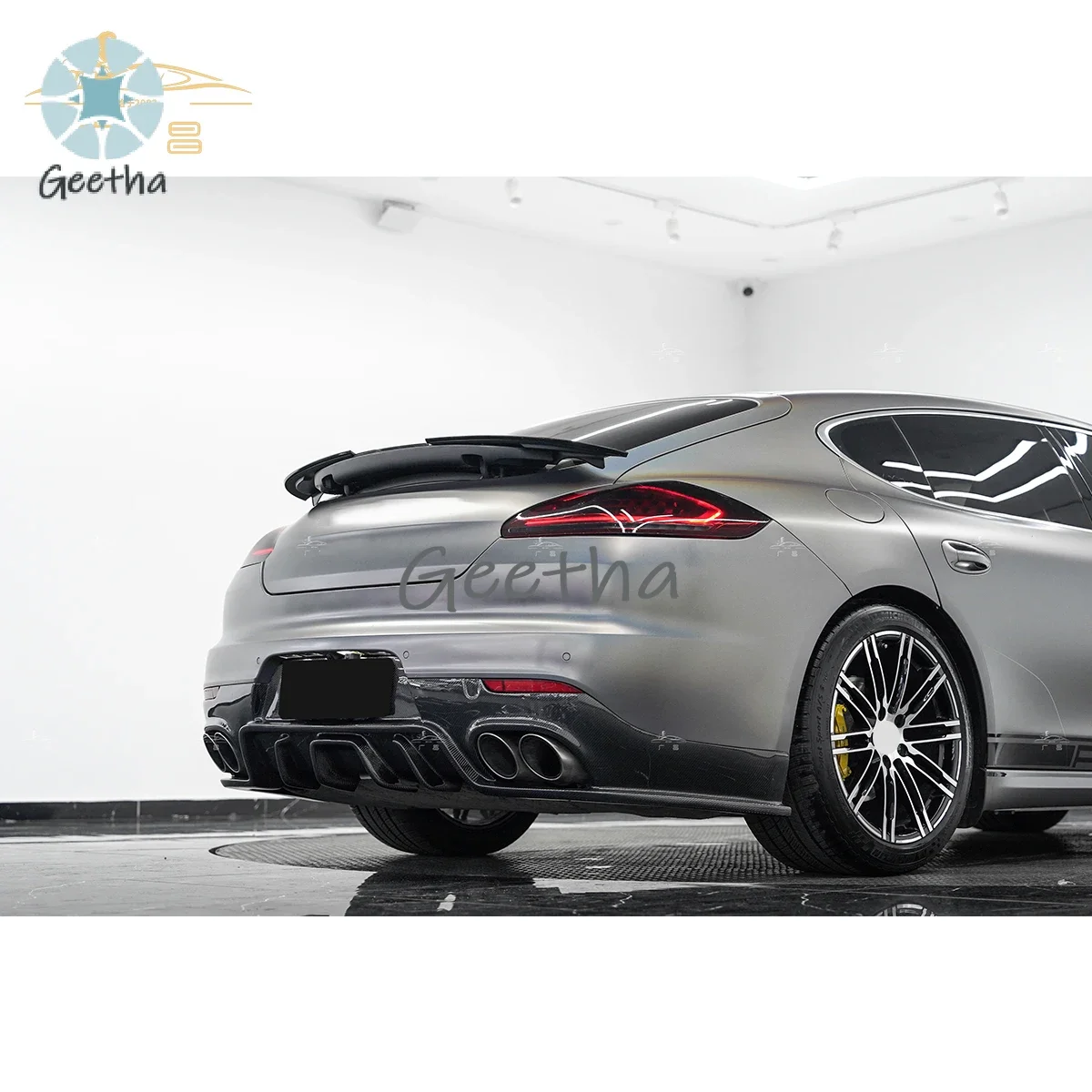 

For Porsche Panamera 2014-2016 970.2 Upgraded Carbon Fiber Bodykit Lip Spoiler Kit for Porsche 970.2 Car Styling Parts
