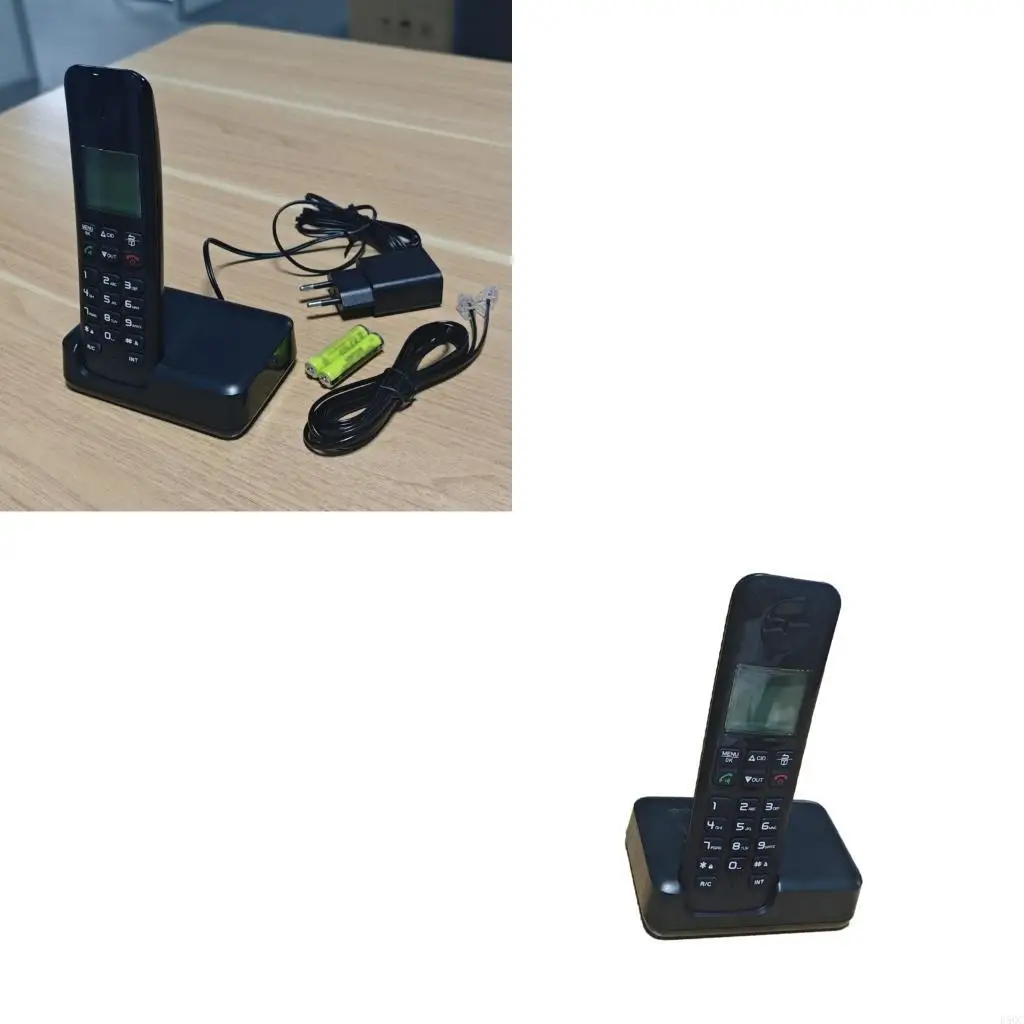 Multi Function Cordless Line Phone High Voice Family Office Equipment D5QC