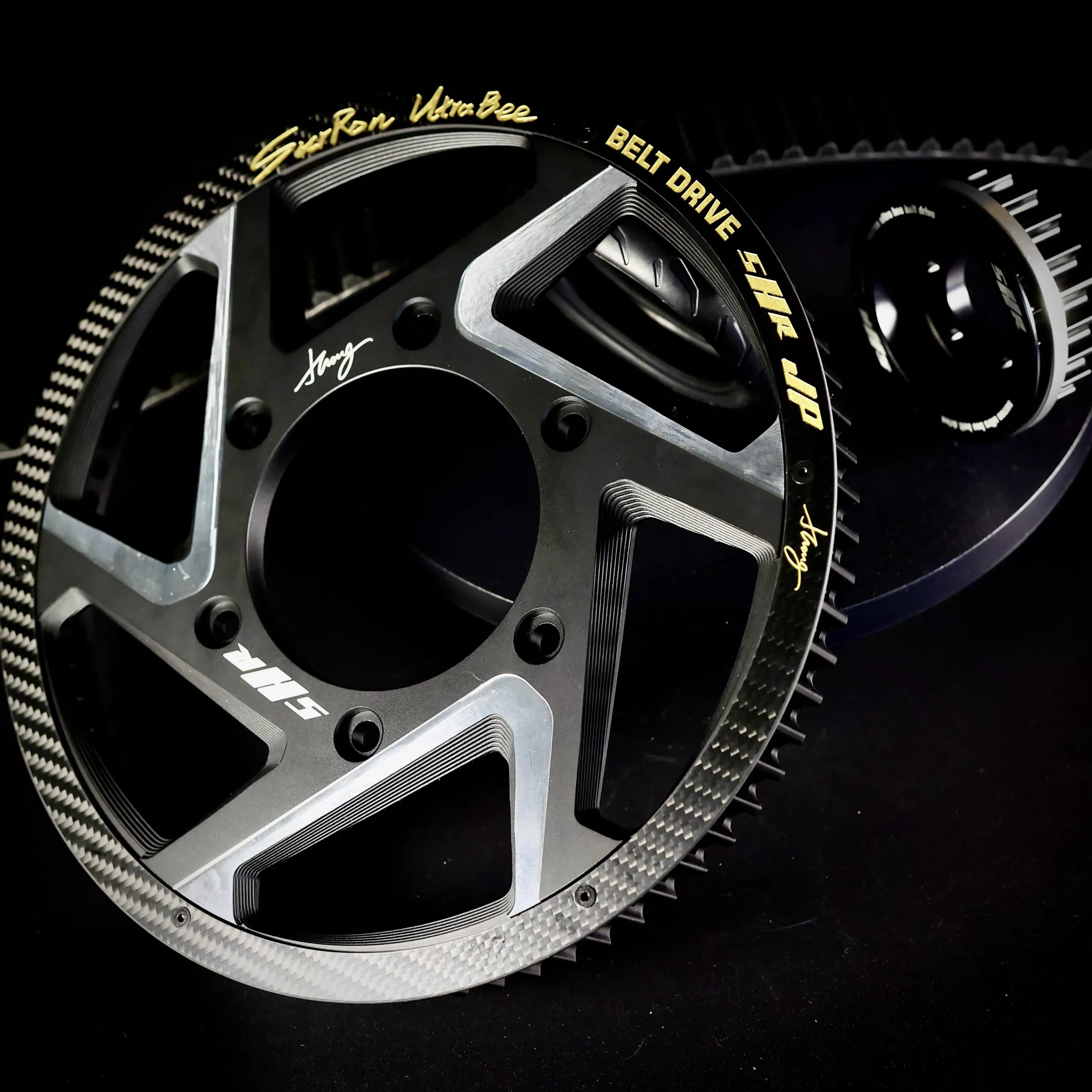 Second-Tier Chain Drive Modification to Second-Tier Belt Drive Electric Motorcycle Drive Belts Transmission Belt for Surron Ultr