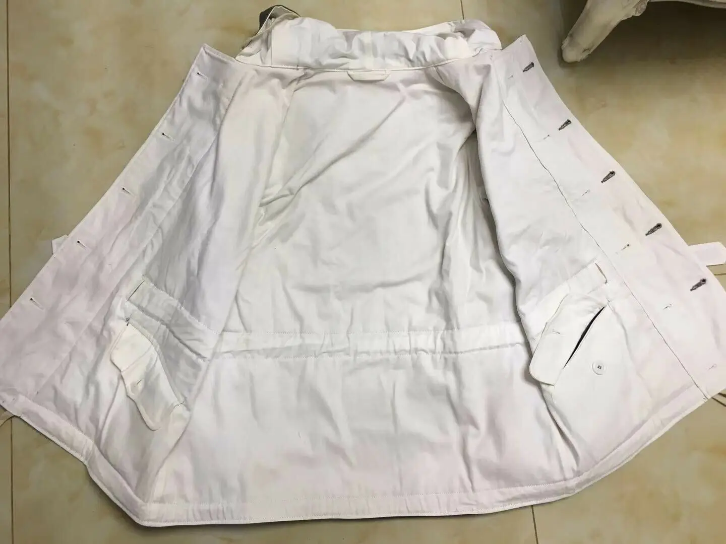 REPRO WWII WW2 독일 ELITE 마우스 그레이 군복 겨울 양면 파카 컬렉션 전쟁 재연