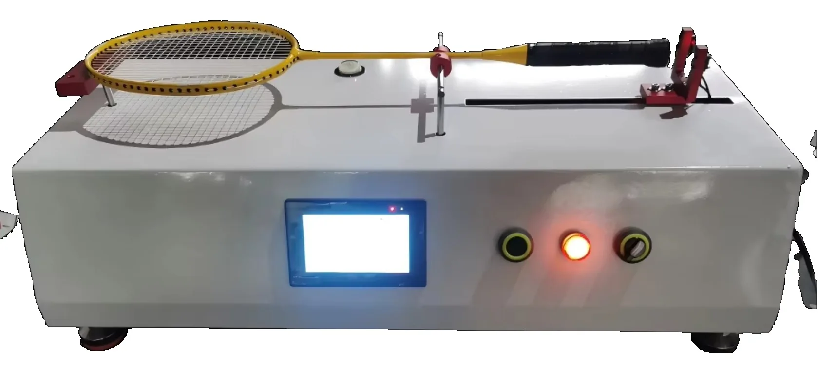 Automatic Badminton Tennis Racket Balancing Testing Machine Measures Swing Weight Balance Point Length 0.01% Accuracy