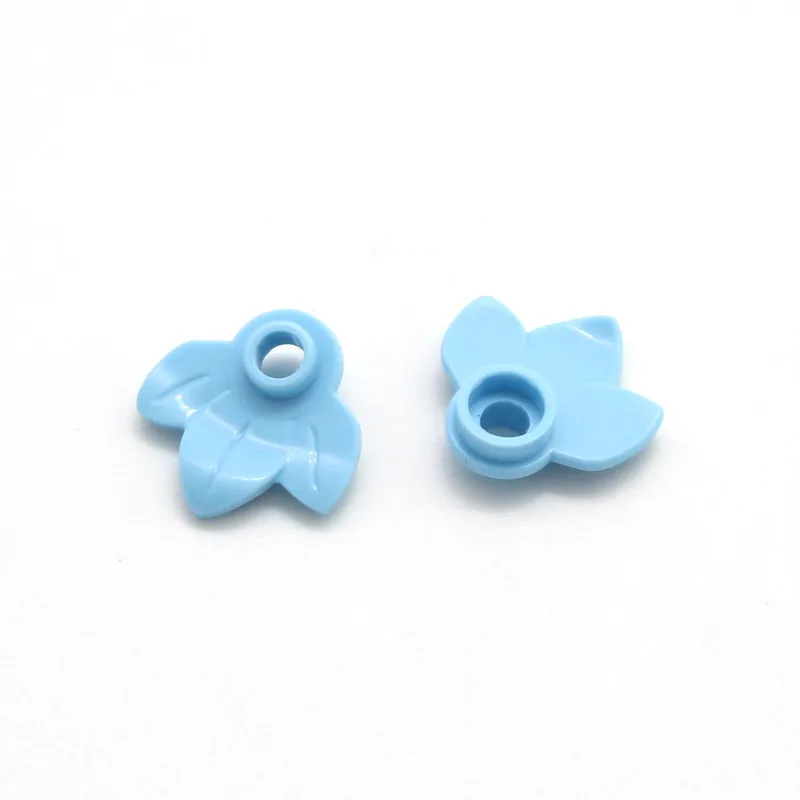 100 stücke MOC 32607 Anlage Platte Runde 1x1 Blätter Kürbis Baum DIY Erleuchten Bausteine Kompatibel Kinder diy Ziegel Spielzeug