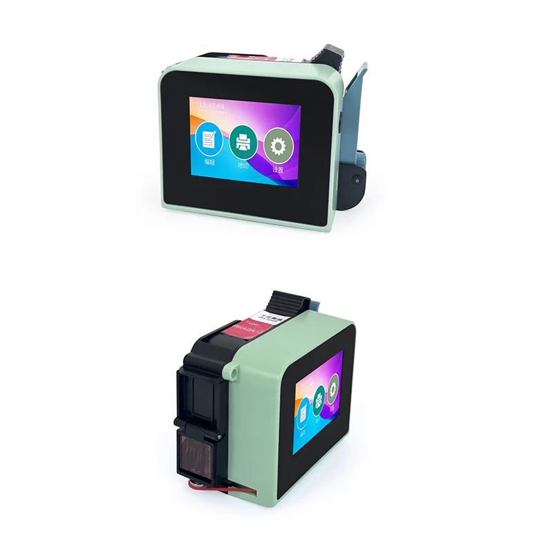 Neue Inkjet Drucker Wasserdichte Tragbare Mini Glas Keramik Kunststoff Logo Aufkleber Drucker Druckmaschine Handheld Inkjet