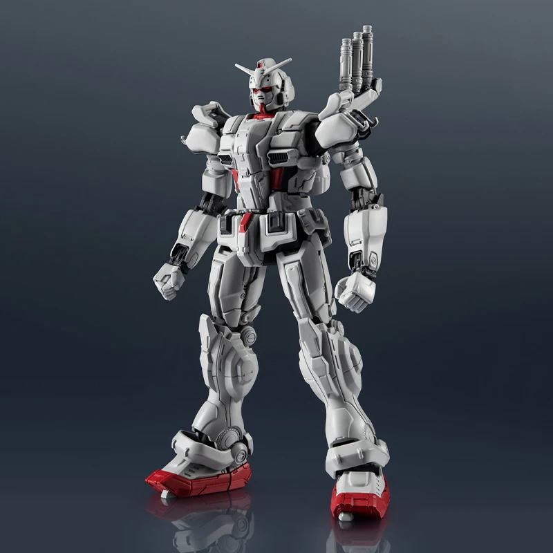 반다이 건담 유니버스 RX-78[G] 건담 EX 액션 애니메이션 피규어, 소장용 인형 조각상 장식 선물, 재고 정품