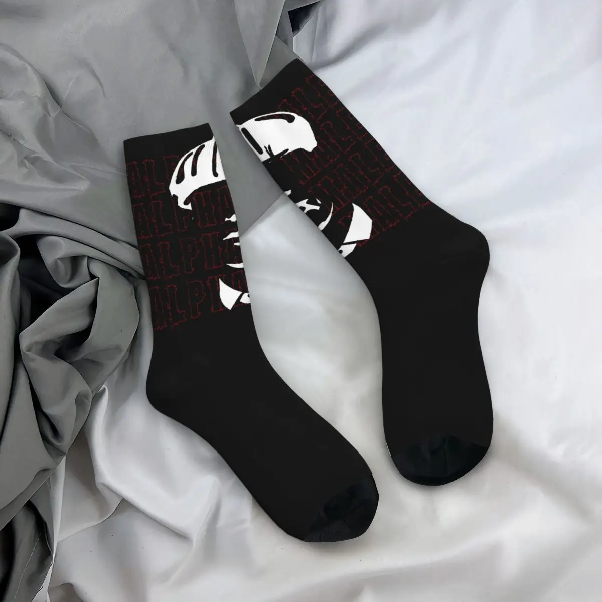 Alphas Male Socks leader Casual Stockings Spring Anti Sweat Unisex Men Socks High Quality Graphic Climbing Socks