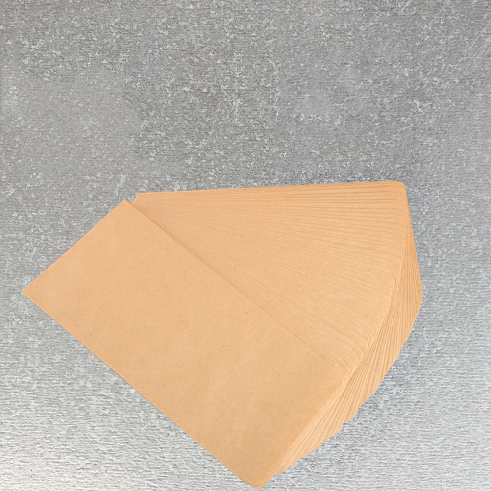 

100 шт., конверты из крафт-бумаги, пустой ретро-стиль для открыток, приглашений, букв, подарочная упаковка, канцелярские принадлежности, почта