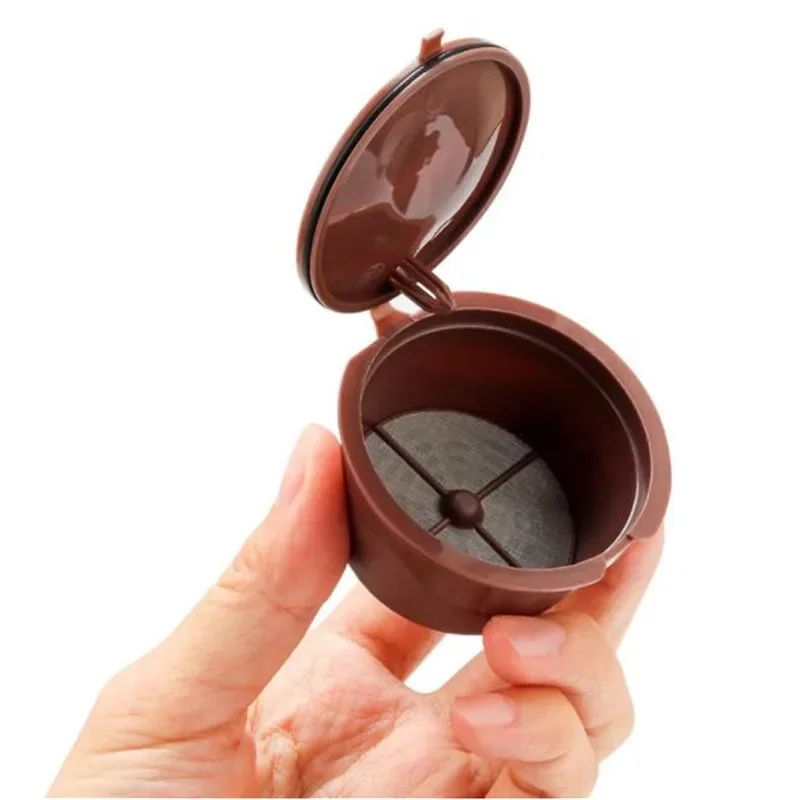 1pcs Reusable Coffee Capsule For Nescafe Dolce Gusto Machine Refillable Coffee Capsule Filter Cup Kit