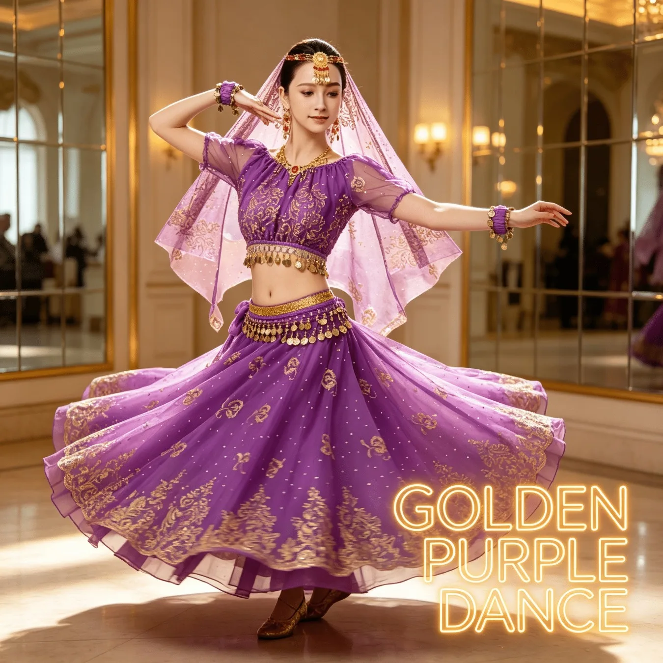Eastern Ethnic Belly Dance Set Festival Celebration Stage Performance Adult Dance Performance Costumes