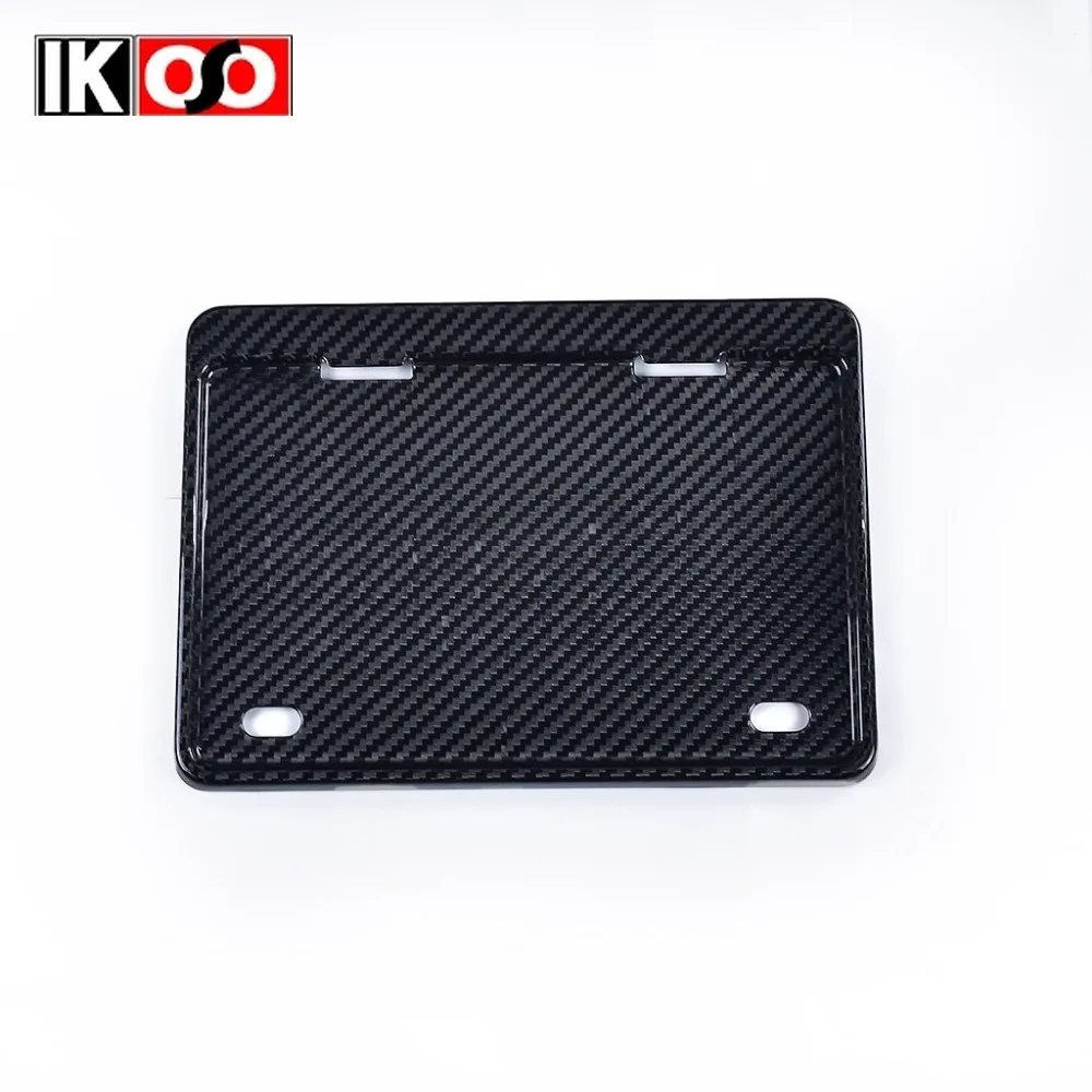 

Motorcycle Parts Modification Carbon Fiber License Plate Frame 100% Full Dry 3K Carbon Fiber Motorcycle Universal License Plate