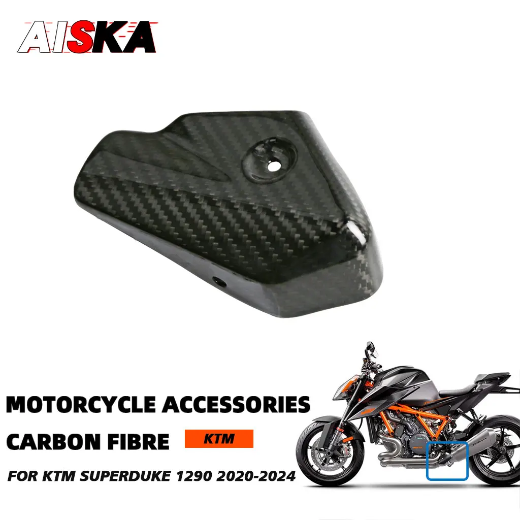 

For KTM Superduke 1290 3K Full Carbon Fibre Exhaust Cover Heat Shield Fairings Motorcycle Accessories 2020 2021 2022 2023 2024