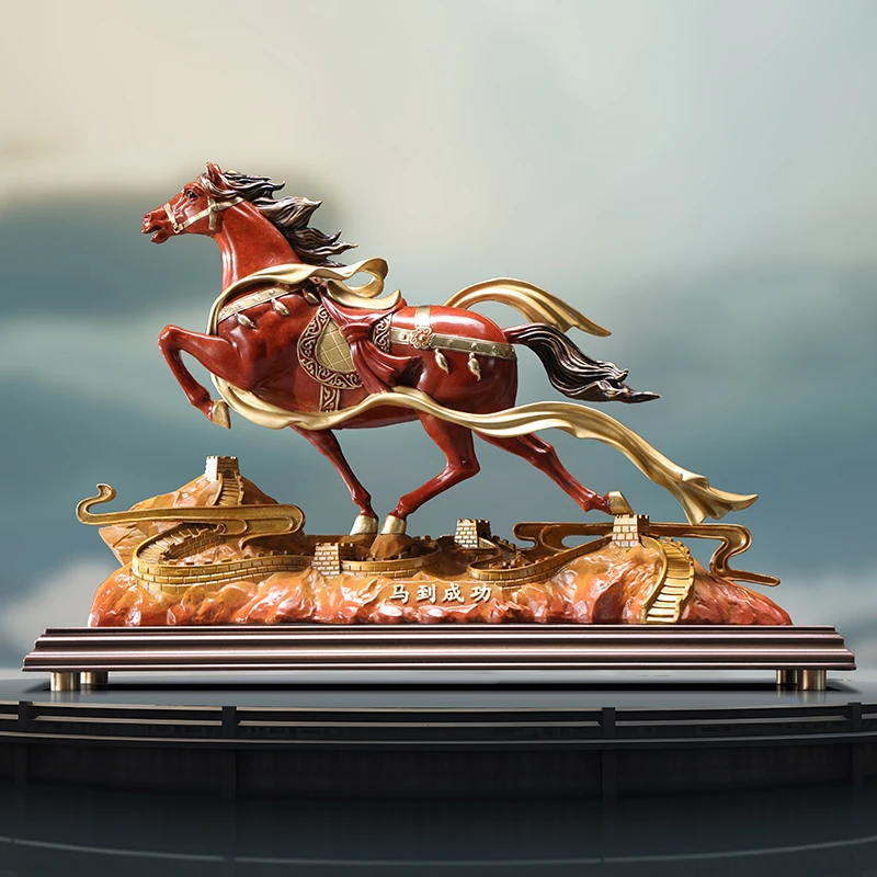 Successful copper ornament