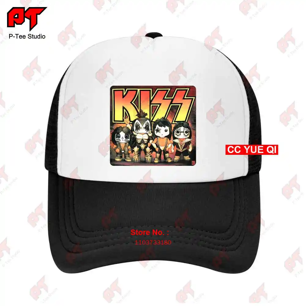 Get Down Art Chibi Kiss Lineup Baseball Caps Truck Cap EGU3