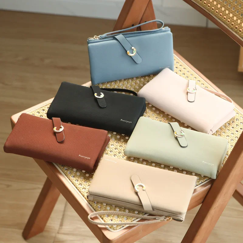 Women Wallets Fashion Lady Wristlet  Long Hasp Purse Zipper Coin Purse Cards ID Holder Clutch Woman Wallet