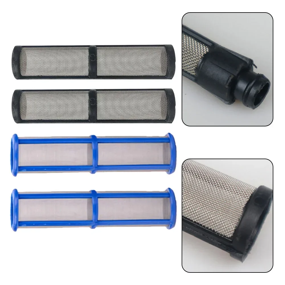 2pcs Spray Pump Filter 60/100 Mesh Airless Electric Paint Sprayer Hose Filter For G 390/395/490/495/595 Airless Sprayers Pump