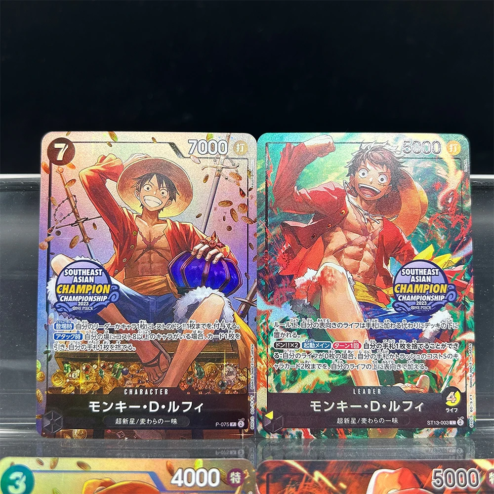 6Pcs/set Anime OPCG Collection Card 2023 Southeast Asian Champion