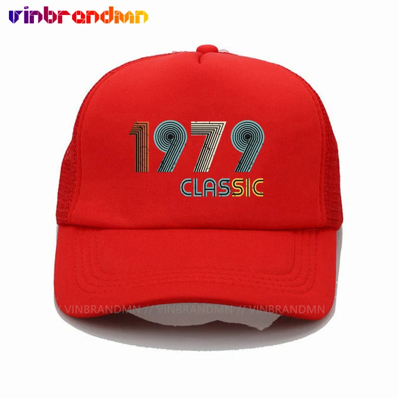 2022 Fashion Summer Baseball Cap Breathable Mesh Vintage 1979 Cap Hip Hop Trucker Cap Men Best Father\'s Day Gifts Cap