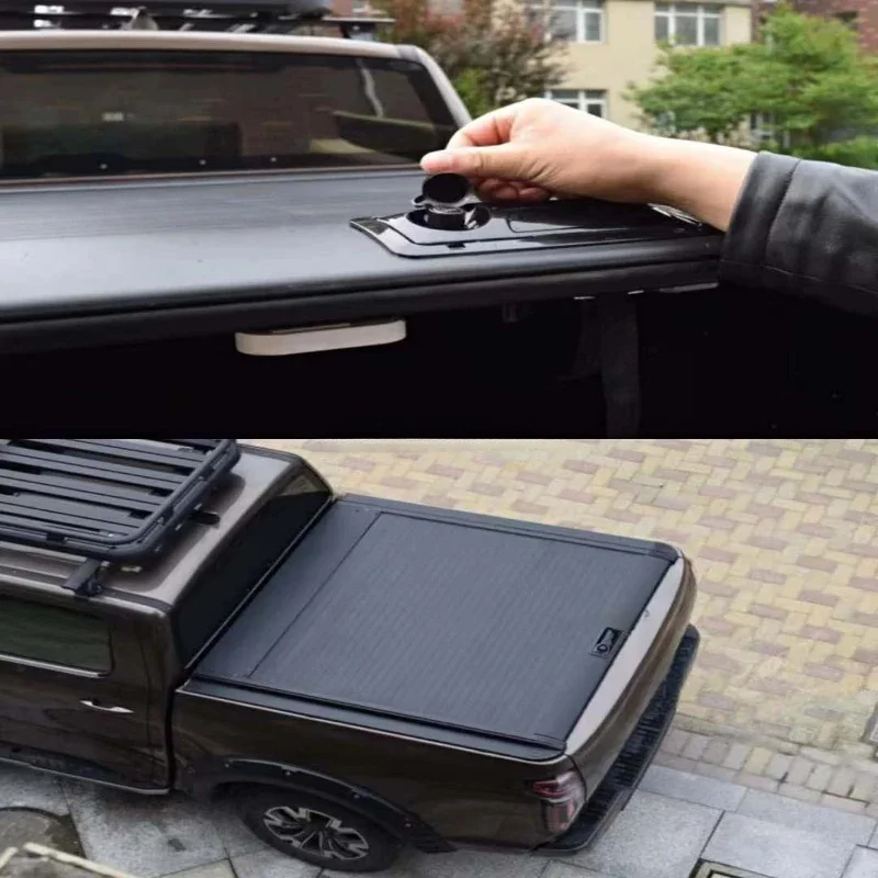 High Quality Hard Aluminum Alloy Manual Electric Roller Shutter Truck Bed Tonneau Cover Pickup