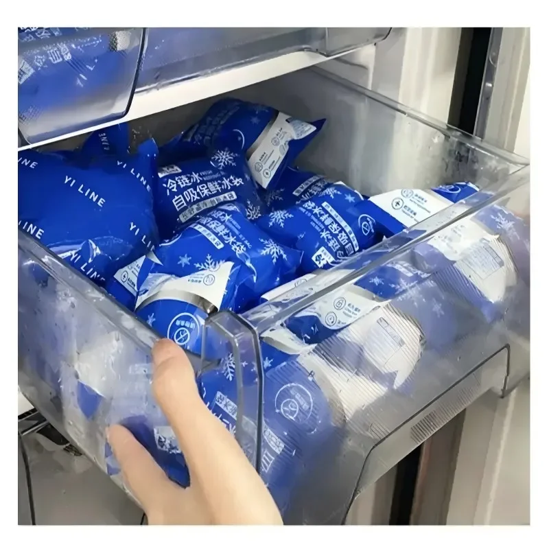 Reusable Self-Primming Ice Packs Refrigerated Bags for Pain Relief Cold Compress Picnic Food Preservation - Ideal for Drinks