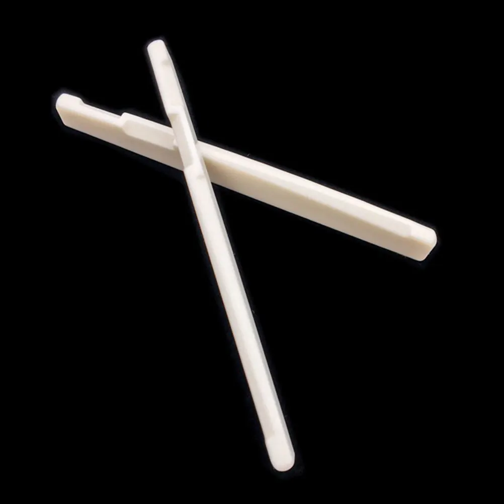 

2 Pcs Beef Bone Nut Nuts for Guitar Acoustic Saddle Universal Bridge Replacement