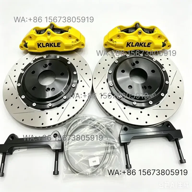 For  Wmwmnu Sport Racing 4 Piston Caliper 330mm OE 8K0615123C Direct Fit Race Street Front Rear  A4 B8 KLAKLE 5200