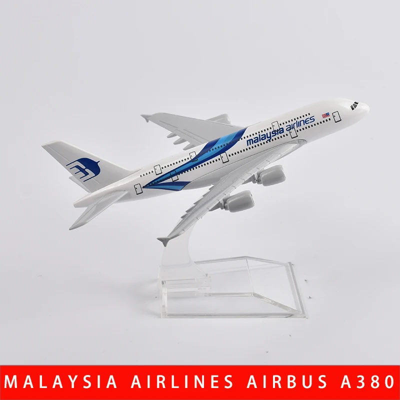 

Металлическая модель самолета Malaysia Airlines Airbus A380 в масштабе 1:400, 16 см, коллекционная, аутентичная, подарочная, от JASON TUTU