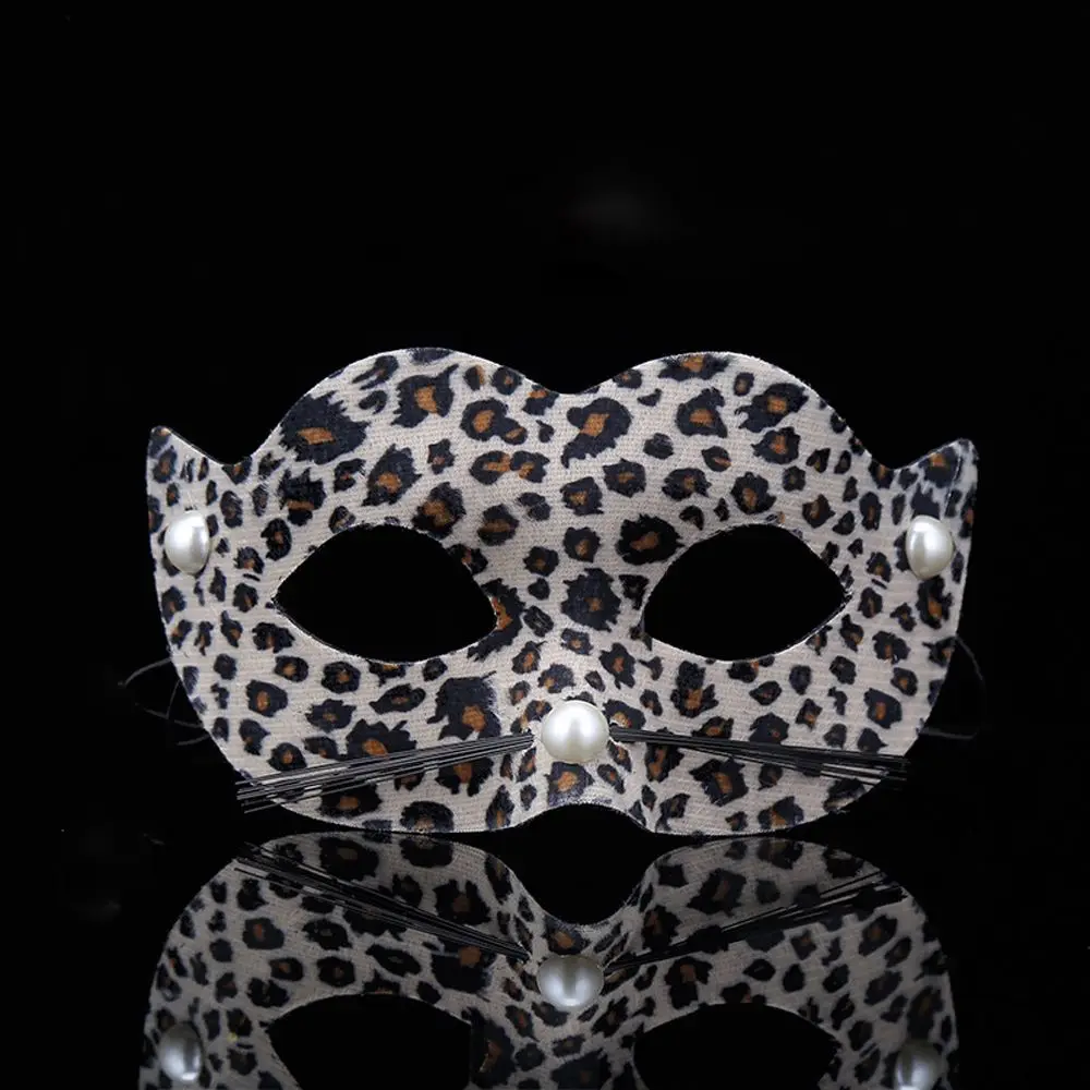 

Funny Creative Leopard Animal Pattern Costumes For Dance Halloween Decoration Mask Leopard Mask Cosplay Props Masquerade