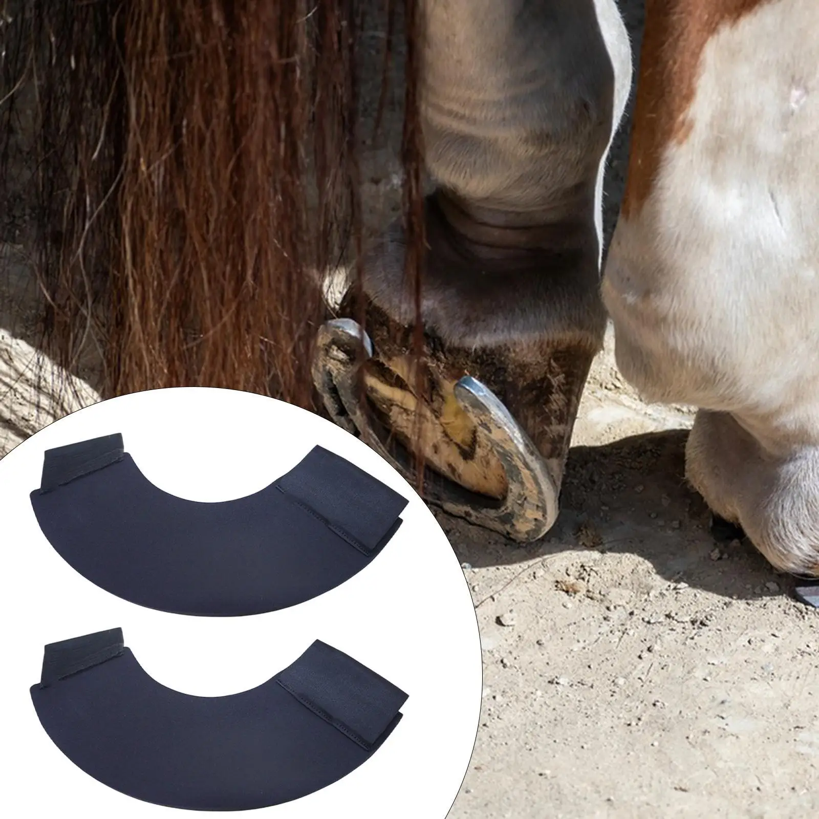 

Horse Boots Thick Portable Horse Hoof Protector Wrap for Equestrian Supplies