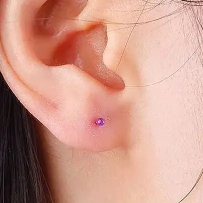 10 Bag Clear Plastic Earrings For Sensitive Ears Plastic Post Earrings Rhinestones Earring Retainers For Sports Work Daily