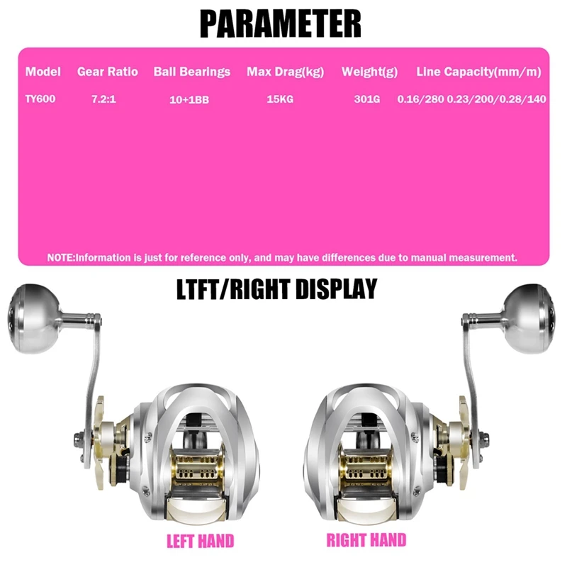 AA67-All Metal Body Drop Casting Reel Grote Deep Seas Visserij-reel Zoutwater Waterdicht