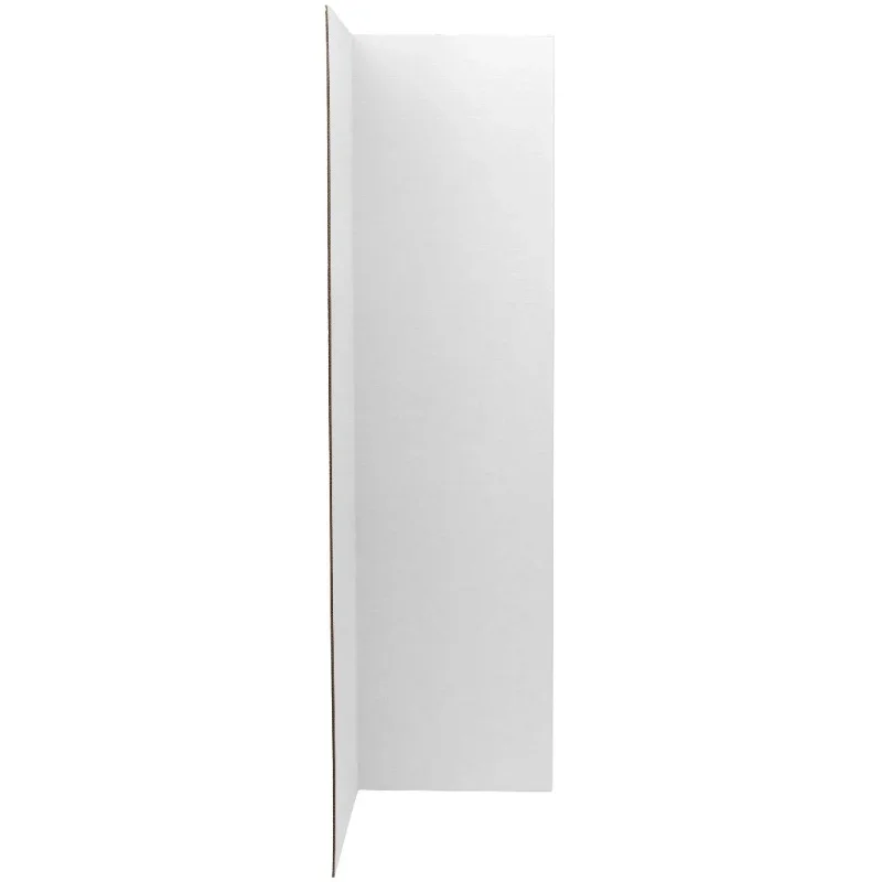 

New Upgrade,6 ft. Tall White Cardboard Room Divider - 3 Panel-,NEW,Free shippment