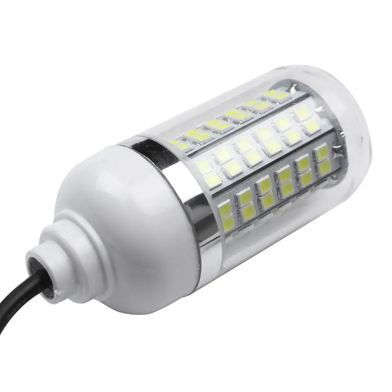 2835 LED 수중 낚시 조명, 물고기 찾기 램프, 새우 오징어 그릴 유인, 12V, 15W, 108 개