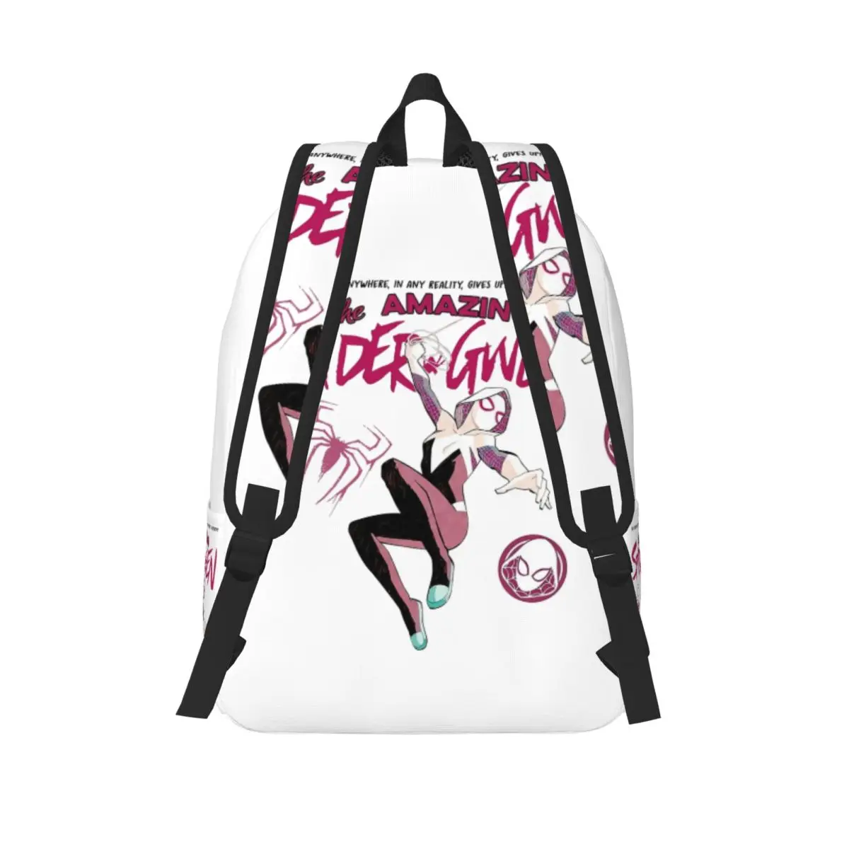 Spider Gwen Stacy The Amazing Backpack for Preschool Primary School Student Book Bags Boy Girl Kids Canvas Daypack Travel