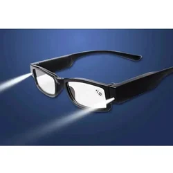LED Man Woman Unisex Eyeglasses Multi Strength Reading Glasses Spectacle Diopter Magnifier Light Up Night Presbyopic Glasses
